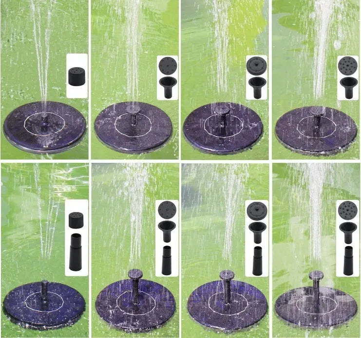 Solar Powered Fountain for Outdoor Garden Decoration - Smarsty