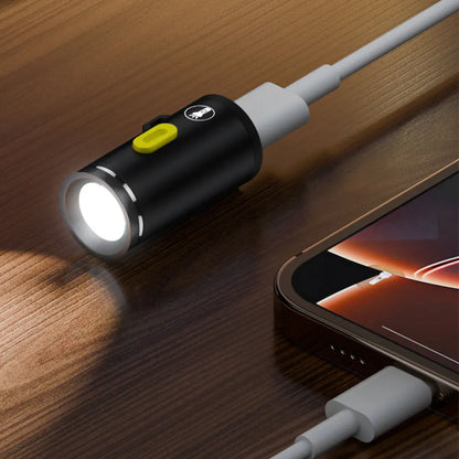 LED Small Pocket Flashlight Aluminum Alloy Portable Camping Flashlight Outdoor Emergency Light for Outdoor Hiking Camping