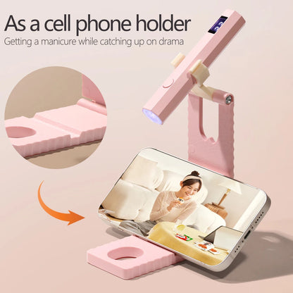 Mini UV Nail Lamp for Gel Polish Curing at Home - Smarsty