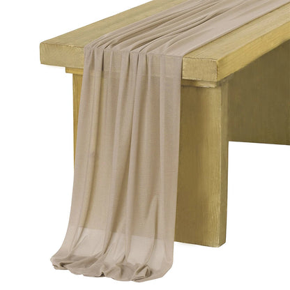 Chiffon Table Runner for Elegant Wedding and Party Decor - Smarsty