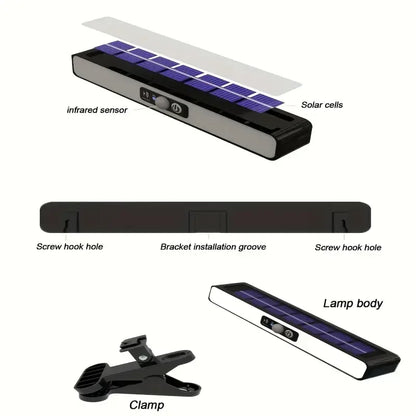 Powerful LED Solar Outdoor Wall Lamp with Motion Sensor - Smarsty
