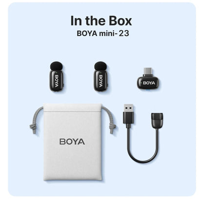 Boya Mini Wireless Lavalier Microphone for Mobile Recording - Smarsty