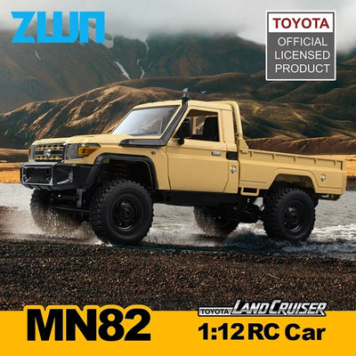 MN82 4WD RC Off-road Vehicle 1/12 LC79 Pickup Climbing Car with LED Lights Full Size Simulation RC Climbing Car Boy Toy Car - Smarsty