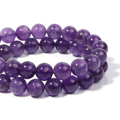 Natural Amethyst Stone Beads for Jewelry Making - Smarsty