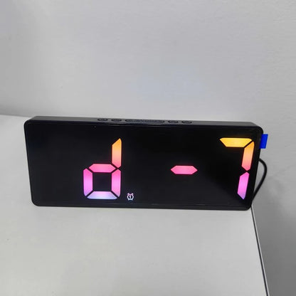 Voice Control Digital Alarm Clock with Temperature Display - Smarsty