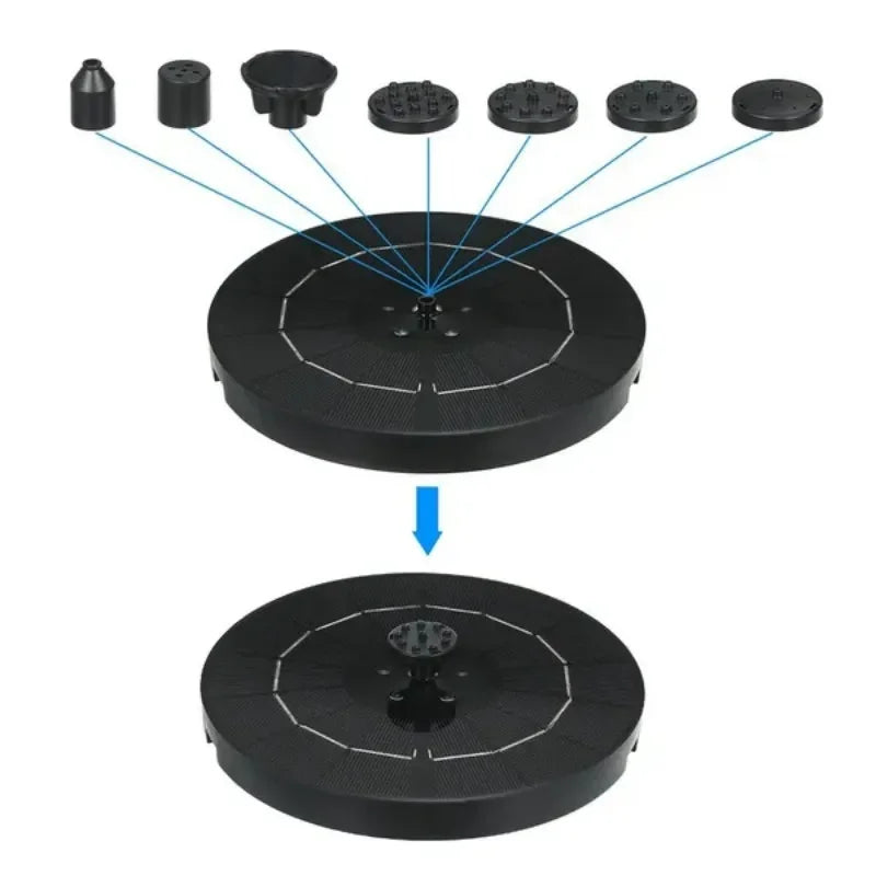 Energy Saving Solar Fountain Pump for Gardens - Smarsty
