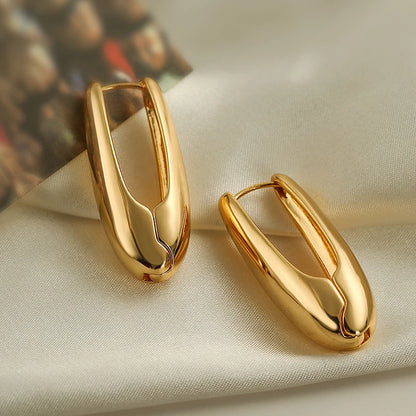 Elegant Stainless Steel Star Hoop Earrings with Rhinestones - Smarsty