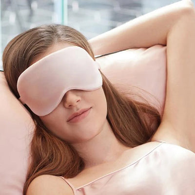 Imitated Silk Eye Mask for Comfortable Sleep - Smarsty