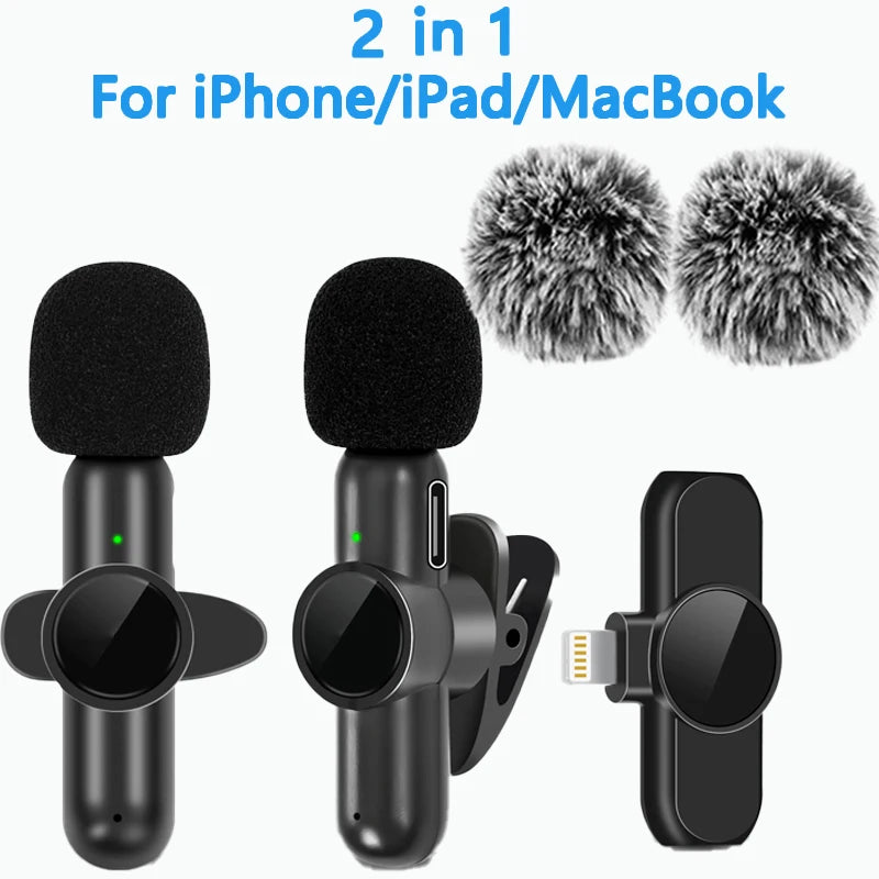 2.4G Wireless Lavalier Microphone for Clear Audio Recording - Smarsty
