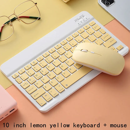 Bluetooth Keyboard 10 Inch For iPad Rechargeable Universal