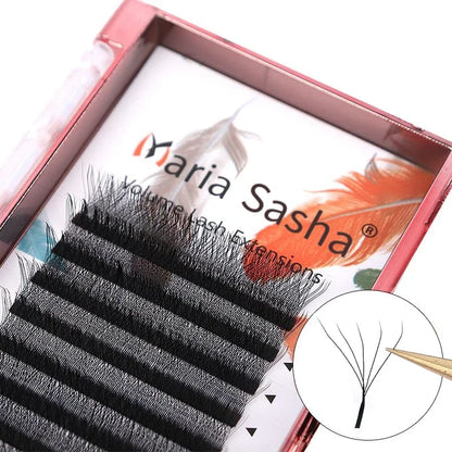 Maria 5D W Lashes Easy Fan Eyelash Extensions - Smarsty