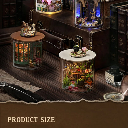 Mini DIY Kit For Doll House Making And Assembling Room Models Toys Home And Bedroom Decorations With Furniture Wooden Crafts by Smarsty