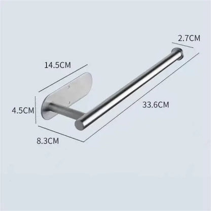 Durable Stainless Steel Paper Towel Rack for Kitchen - Smarsty