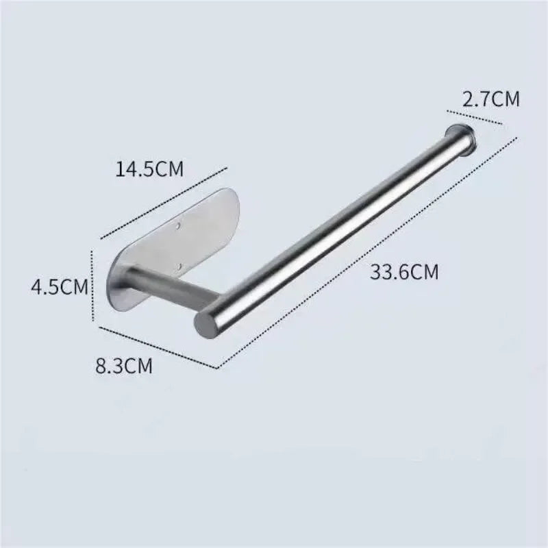 Durable Stainless Steel Paper Towel Rack for Kitchen - Smarsty