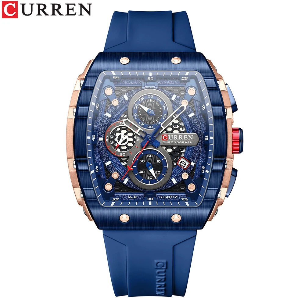 Curren Sports Large Dial Casual Quartz Watch - Smarsty