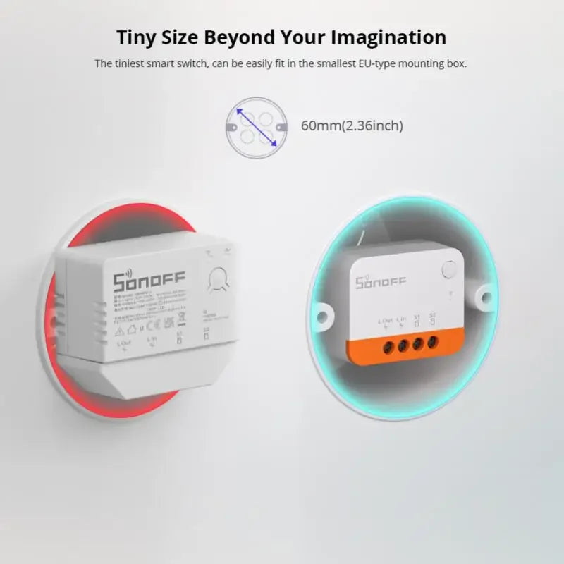 SONOFF ZBMINI L2 Zigbee Smart Switch No Neutral Required - Smarsty