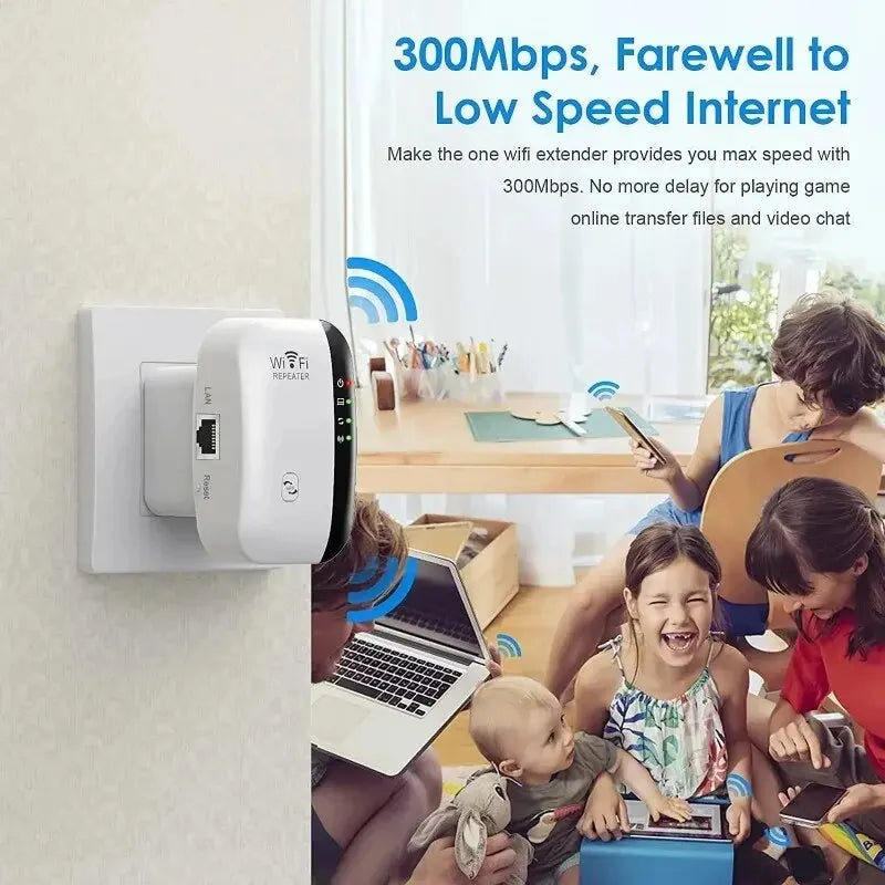 WiFi Repeater Signal Amplifier for Extended Coverage - Smarsty