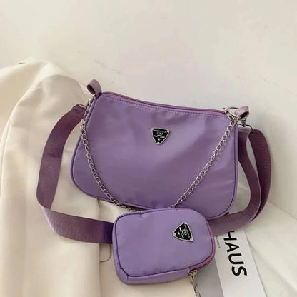 Nylon Crossbody Bag For Women Lightweight Portable Everyday - Smarsty