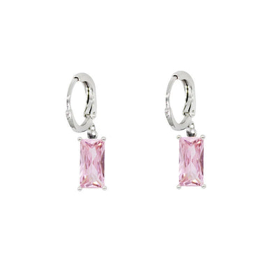 Rhinestone Cross Charm Drop Earrings for Women Fashion Style - Smarsty