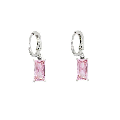 Rhinestone Cross Charm Drop Earrings for Women Fashion Style - Smarsty