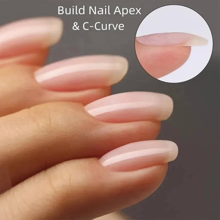Clear Building Nail Gel Base Coat for Stronger Extensions - Smarsty