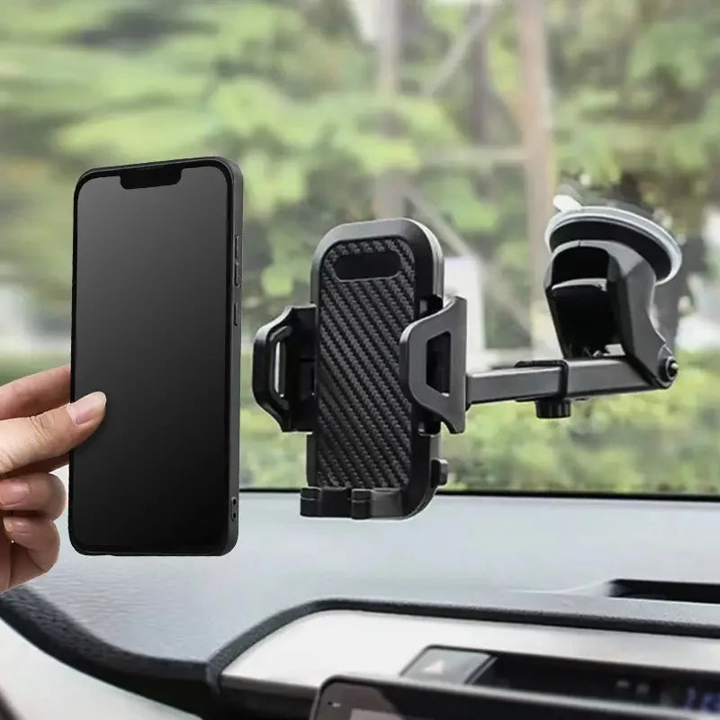 Universal Car Phone Holder With 360 Degree Rotation Suction - Smarsty