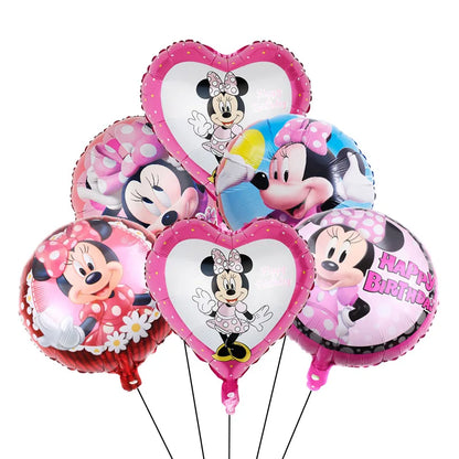 Minnie Mouse Birthday Party Disposable Tableware Set - Smarsty