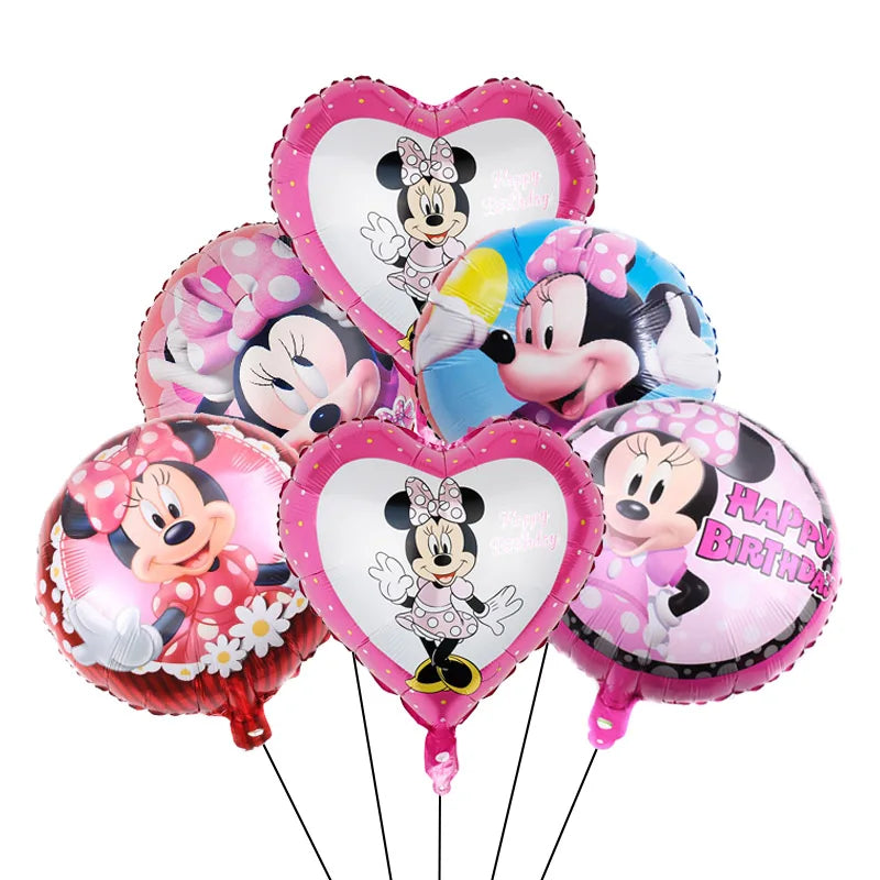Minnie Mouse Birthday Party Disposable Tableware Set - Smarsty