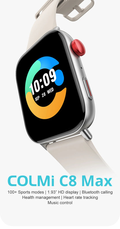 COLMI C8 Max Smart Watch With Voice Calling Feature - Smarsty