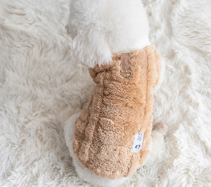 Soft Fleece Dog Sweater for Winter Warmth - Smarsty