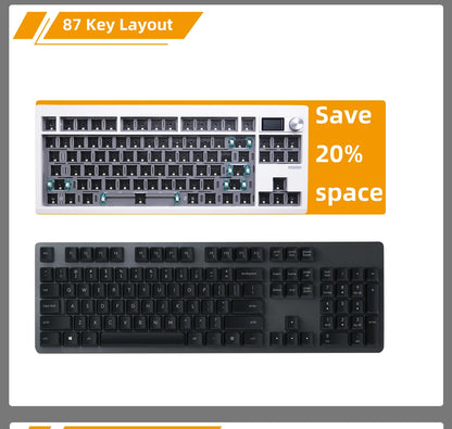 Gasket Mounted Mechanical Keyboard Kit With TFT Screen