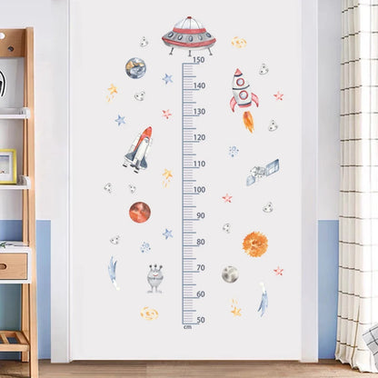 Cartoon Animal Height Ruler Wall Stickers for Kids Room - Smarsty