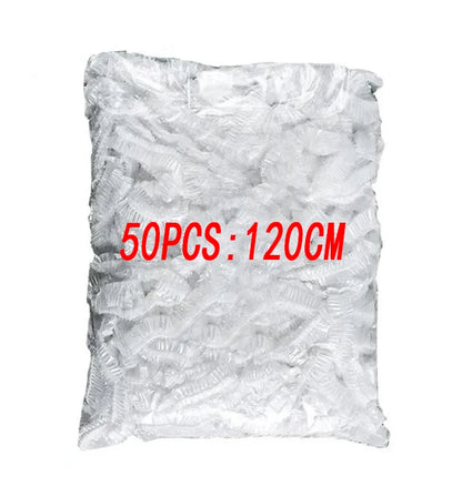 Disposable Food Cover Plastic Shower Cap Fruit Food Cover Elastic Plastic Wrap Cover Food Grade Storage Bag Kitchen Organizer