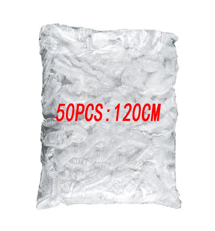 Disposable Food Cover Plastic Shower Cap Fruit Food Cover Elastic Plastic Wrap Cover Food Grade Storage Bag Kitchen Organizer