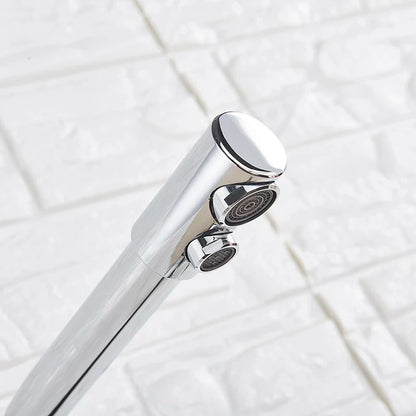Chrome Kitchen Faucet with Pure Water Filter and Dual Handles - Smarsty