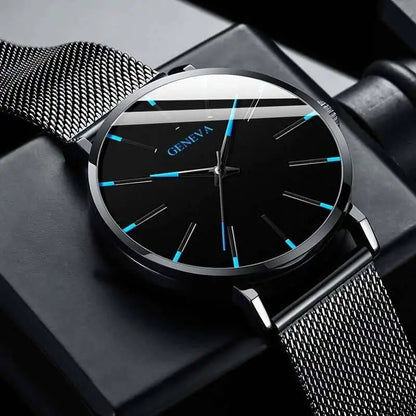 Ultra Thin Men's Business Watch with Mesh Band - Smarsty