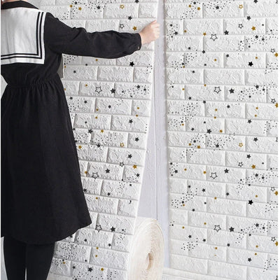 Self-Adhesive 3D Brick Wallpaper for Stylish Decor - Smarsty