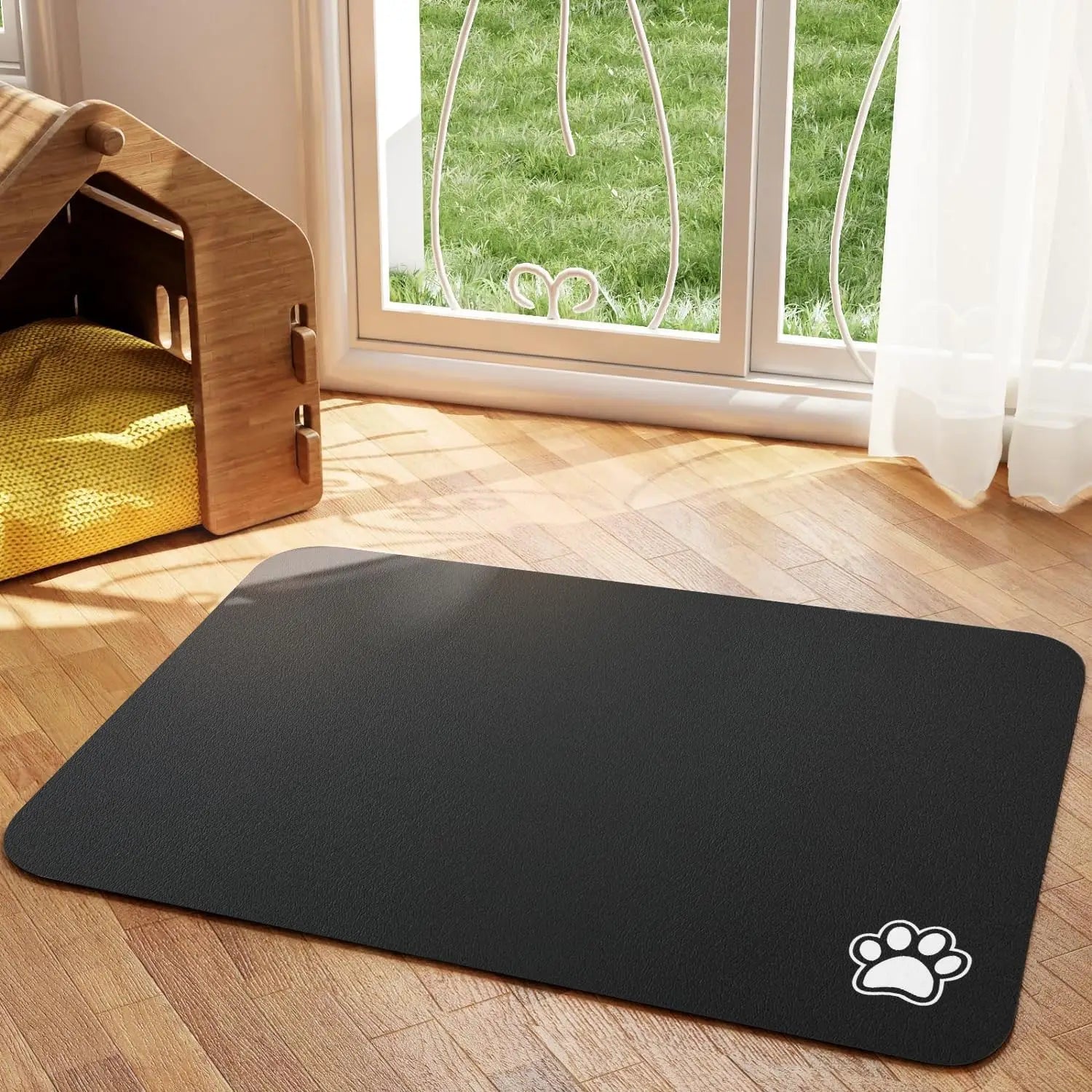 Absorbent Pet Feeding Mat for Easy Clean Up - Smarsty