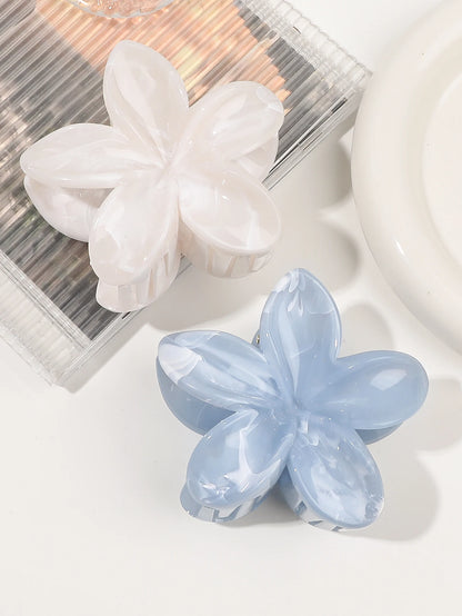 Hawaiian Flower Hair Claw Clips For Thin Hair Lightweight - Smarsty