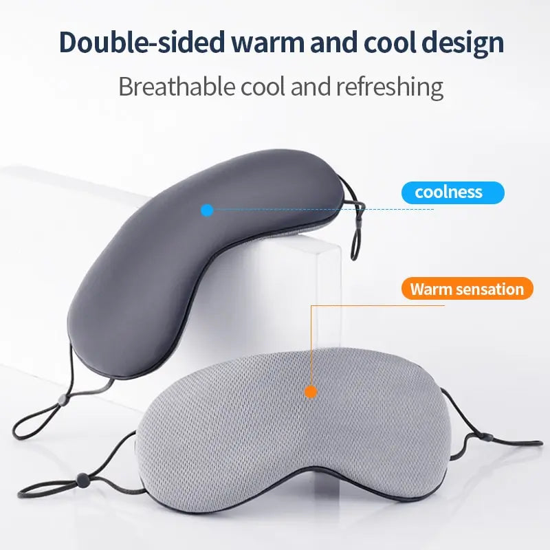 Korean Style Ice Silk Dual Use Eye Mask - Smarsty