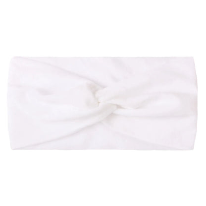 Candy Color Knotted Baby Girl Headband Soft Elastic - Smarsty