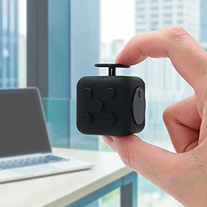 6/12 Sides Cube Decompression Toy Rainbow Stress Relief Autism ADHD OCD Anxiety Sensory Toys Fingertip Desk Toy for Kids Adult by Smarsty