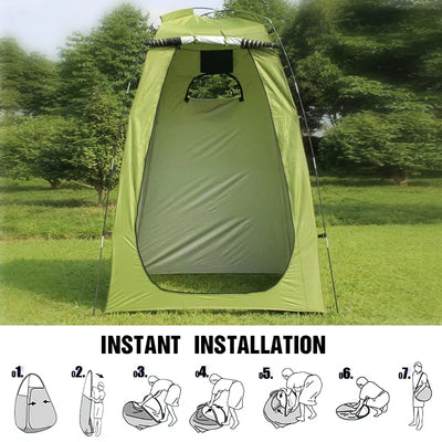 Westtune Portable Privacy Shower Tent Outdoor Waterproof Changing Room Shelter for Camping Hiking Beach Toilet Shower Bathroom by Smarsty