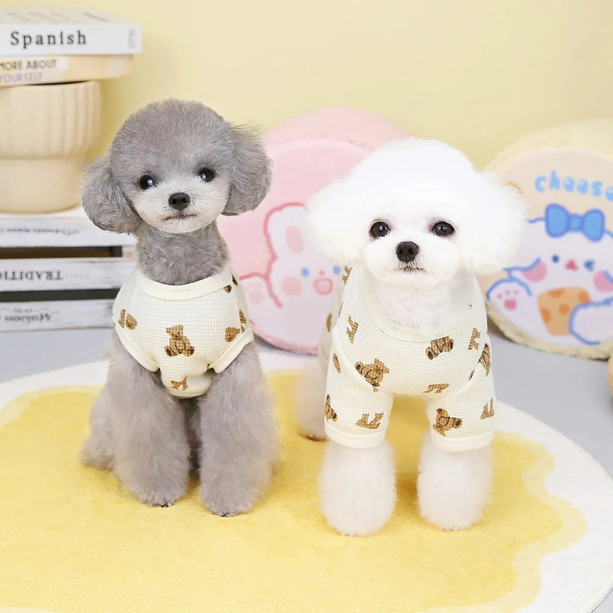 Comfortable Cotton Dog Jumpsuit for Spring Summer - Smarsty