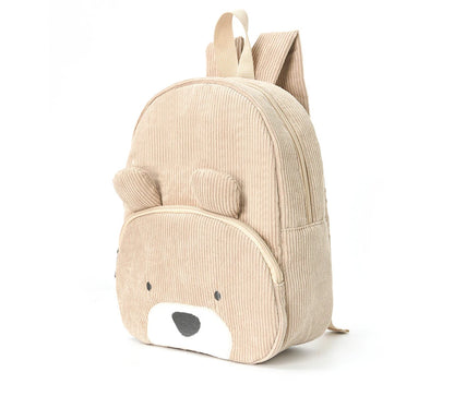 Custom Name Toddler Backpack Cartoon Bear Large Capacity - Smarsty