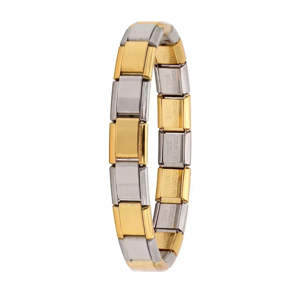 Hapiship Women's Italian Stainless Steel Charm Bracelet - Smarsty