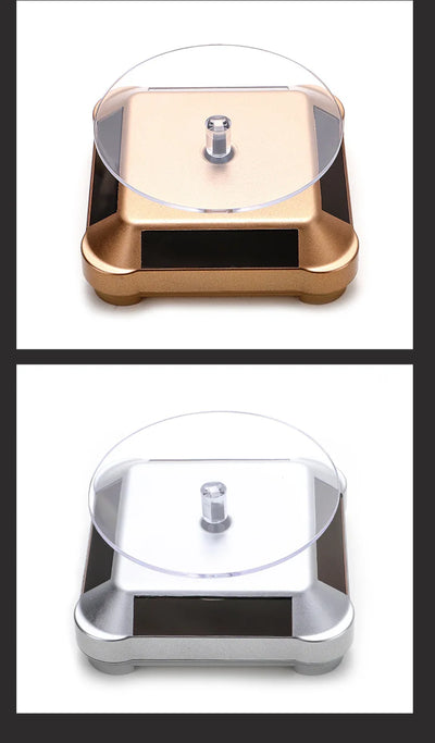 Solar Showcase 360 Rotating Jewelry Organizer Display - Smarsty