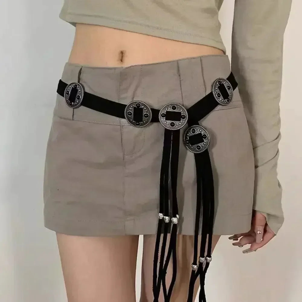 Bohemian Butterfly Tassel Waist Chain Adjustable Belt - Smarsty