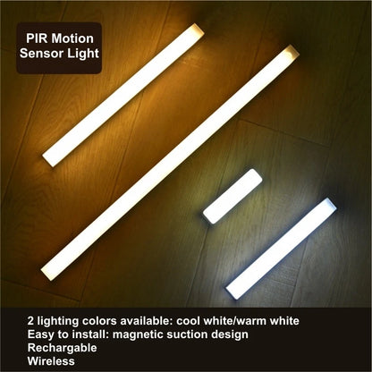 Rechargeable Motion Sensor LED Bar Light for Easy Night Access - Smarsty