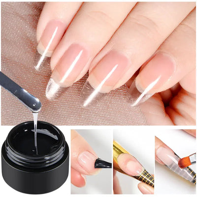 Milk White Quick Extension Gel Nail Polish 8ml Long Lasting Formula - Smarsty